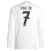 Maillot à Manches Longues Real Madrid Vini JR 7 Domicile 2024-25 Pour Homme